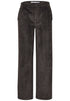Mid Waist Straight Leg Hose mit Knöpfen