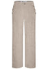 Mid Waist Straight Leg Hose mit Knöpfen