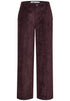 Mid Waist Straight Leg Hose mit Knöpfen