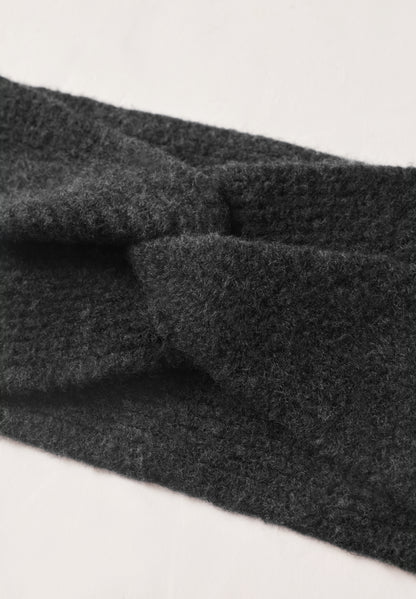 Feinstrick Stirnband in Unifarbe