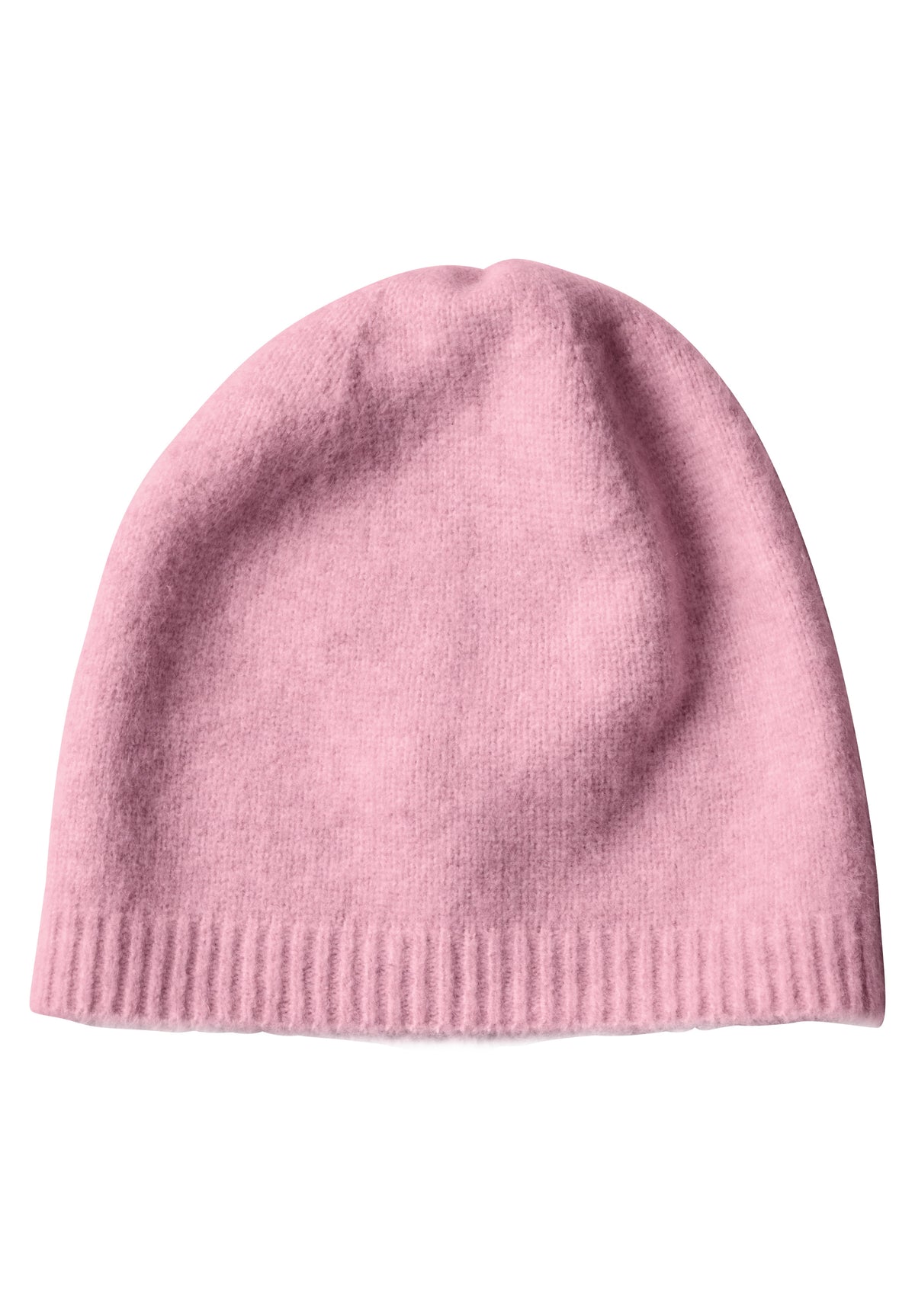 Feinstrick Beanie in Unifarbe