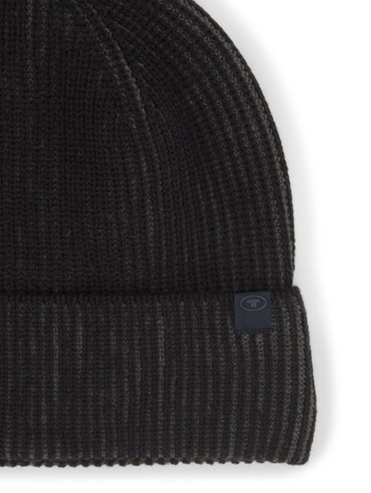 Zweifarbige Beanie Mütze