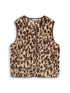 Boxy Fit Teddy Weste mit Taschen