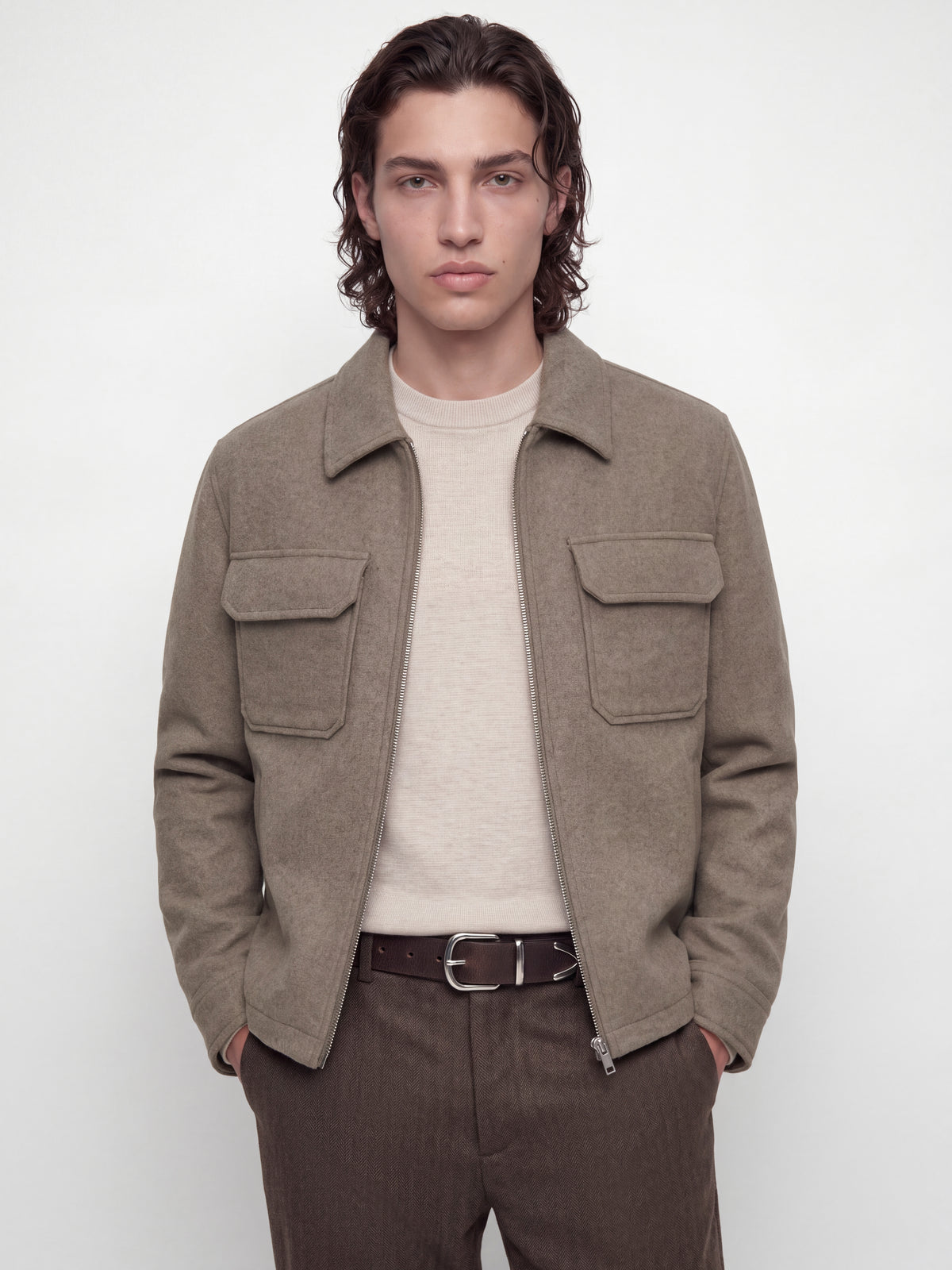 JPRBLUWAKEFIELD WOOL BLEND JACKET SN
