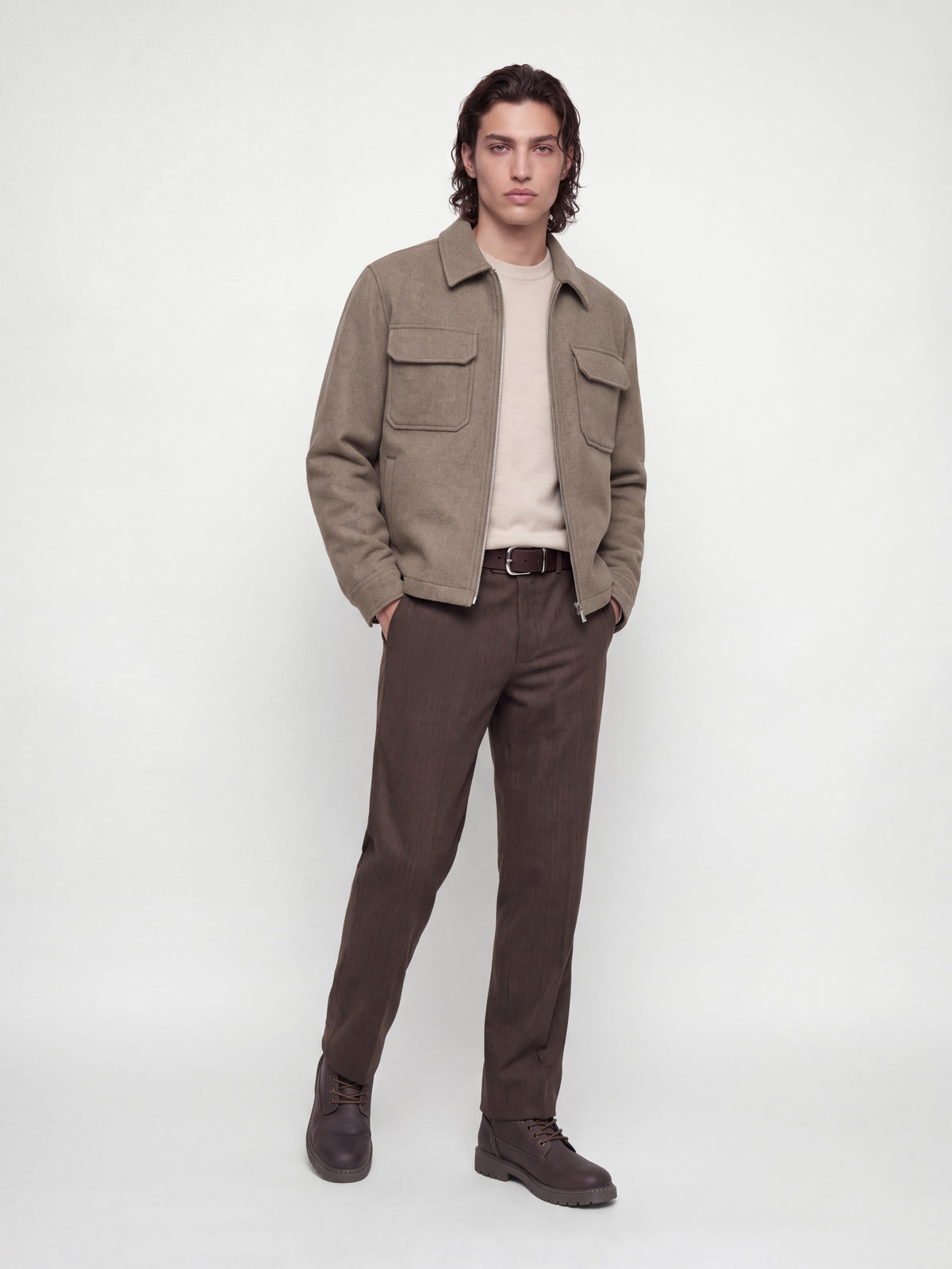 JPRBLUWAKEFIELD WOOL BLEND JACKET SN