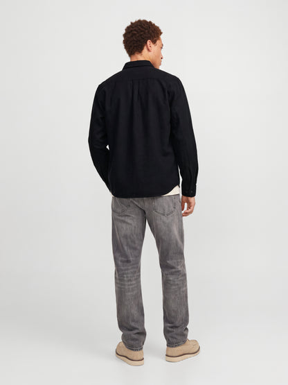 JPRBLUIVY SOLID L/S OVERSHIRT SN