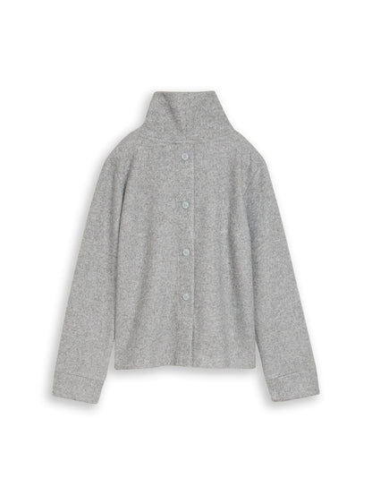 Cosy Sweatshirt mit Deko-Knopfleiste