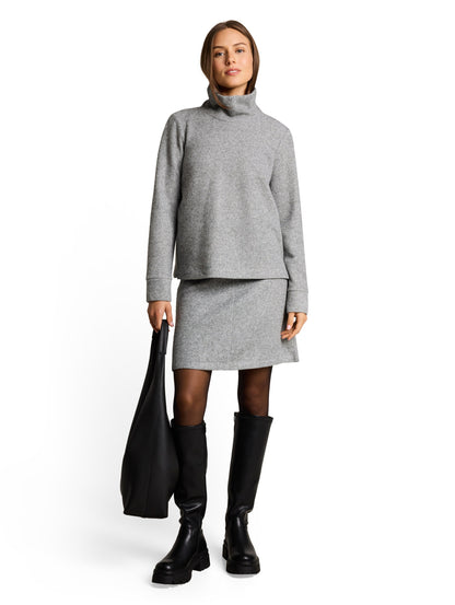 Cosy Sweatshirt mit Deko-Knopfleiste
