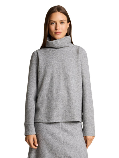 Cosy Sweatshirt mit Deko-Knopfleiste