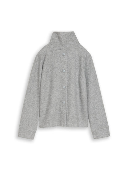 Cosy Sweatshirt mit Deko-Knopfleiste