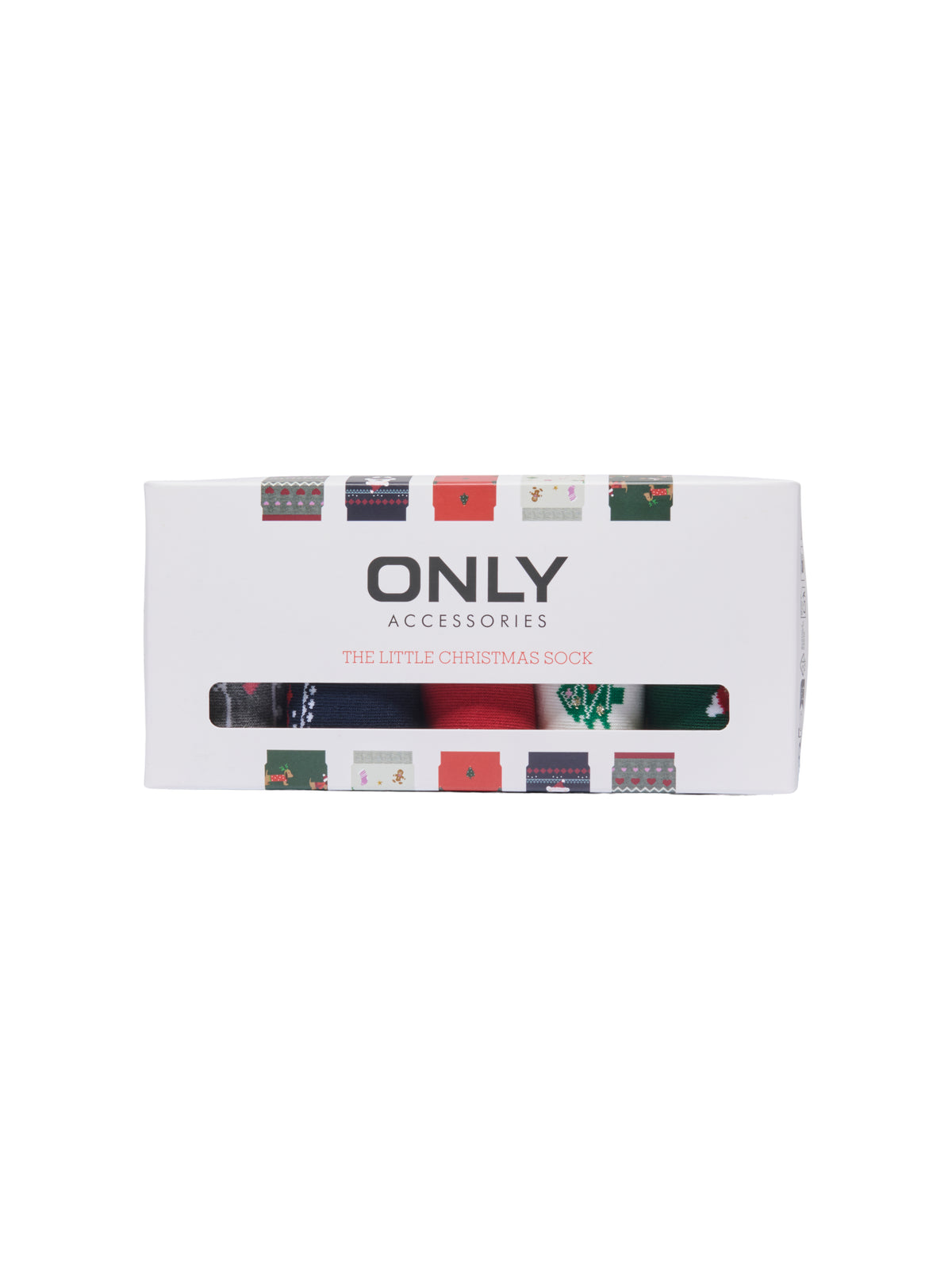ONLCHRISTMAS 5-PACK SOCKS IN A BOX ACC