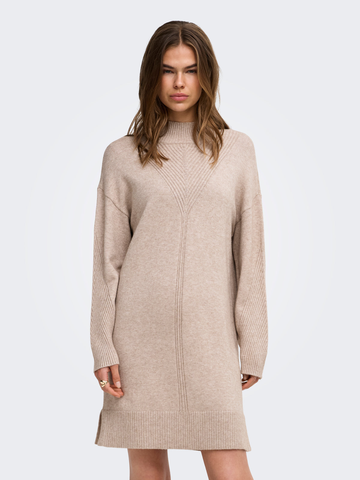 ONLPRINCESS LS HIGHNECK DRESS KNT