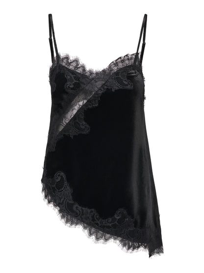 JDYVALERIE S/L VELVET LACE TOP JRS