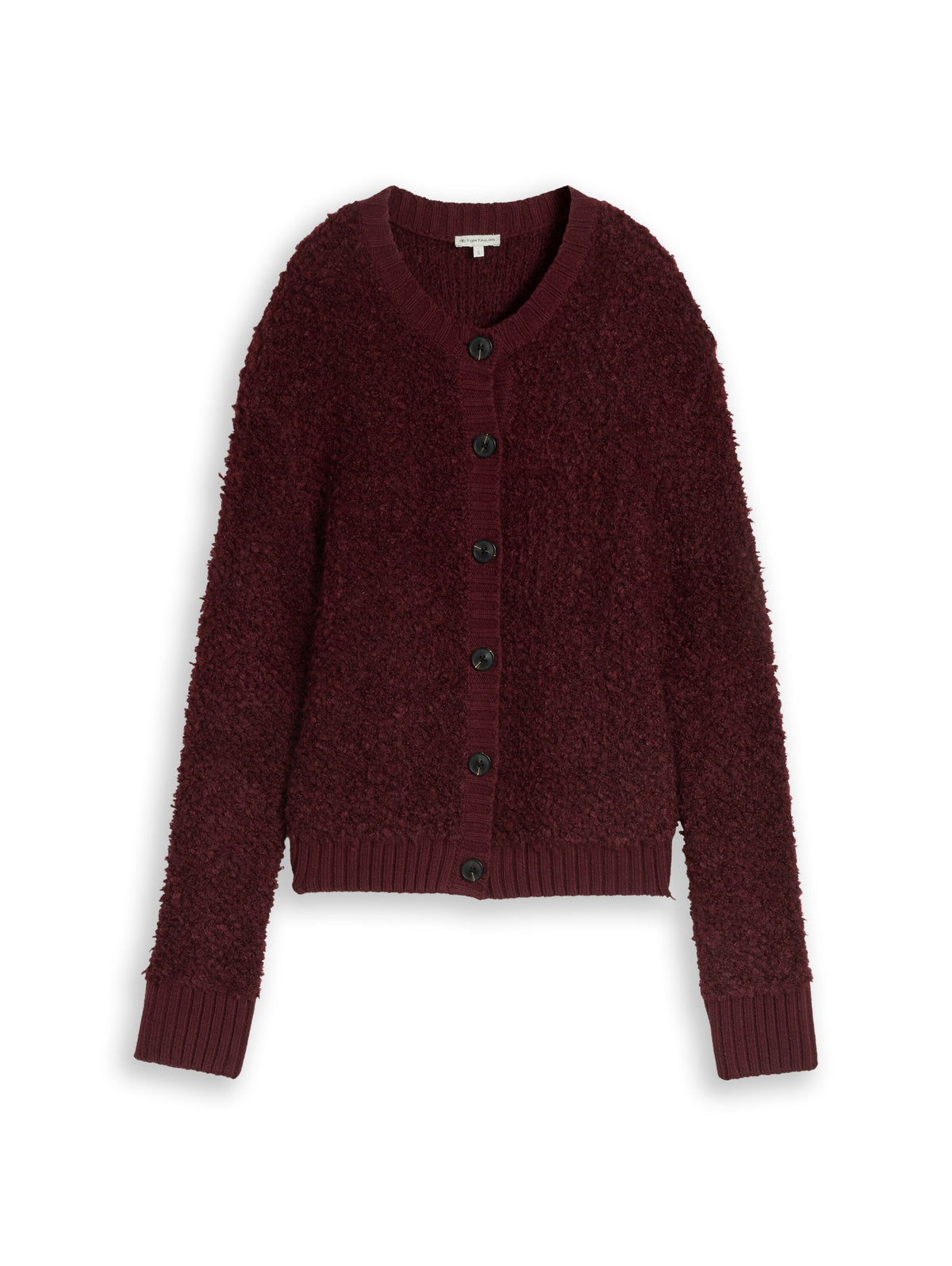 Loose Fit Bouclé Cardigan