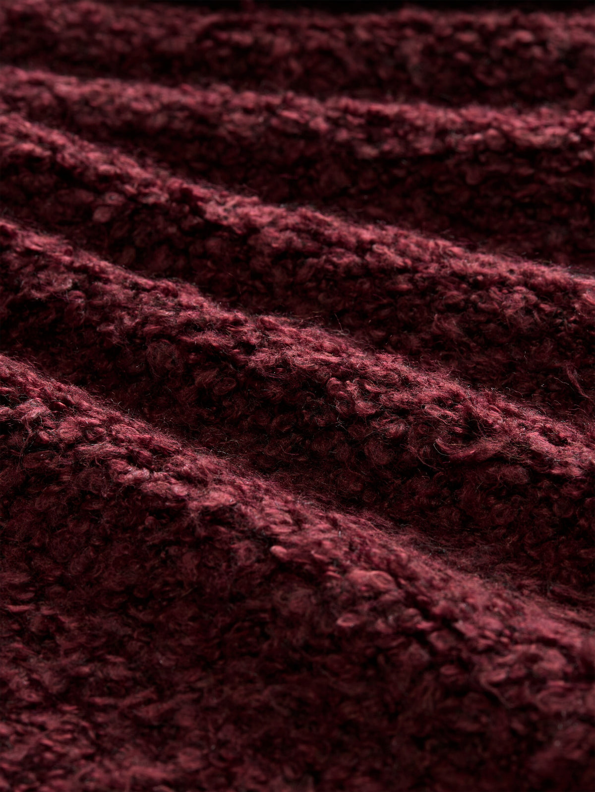 Loose Fit Bouclé Cardigan