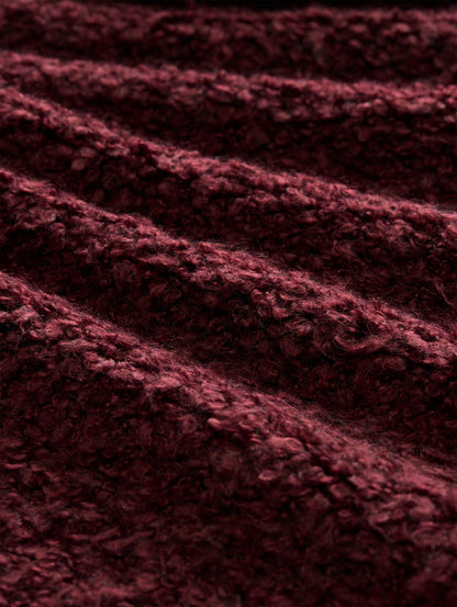 Loose Fit Bouclé Cardigan