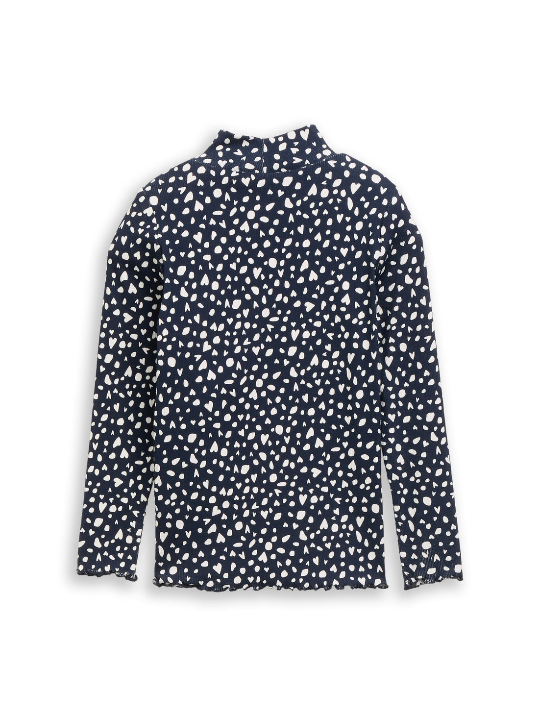 Langarmshirt mit Rippstruktur