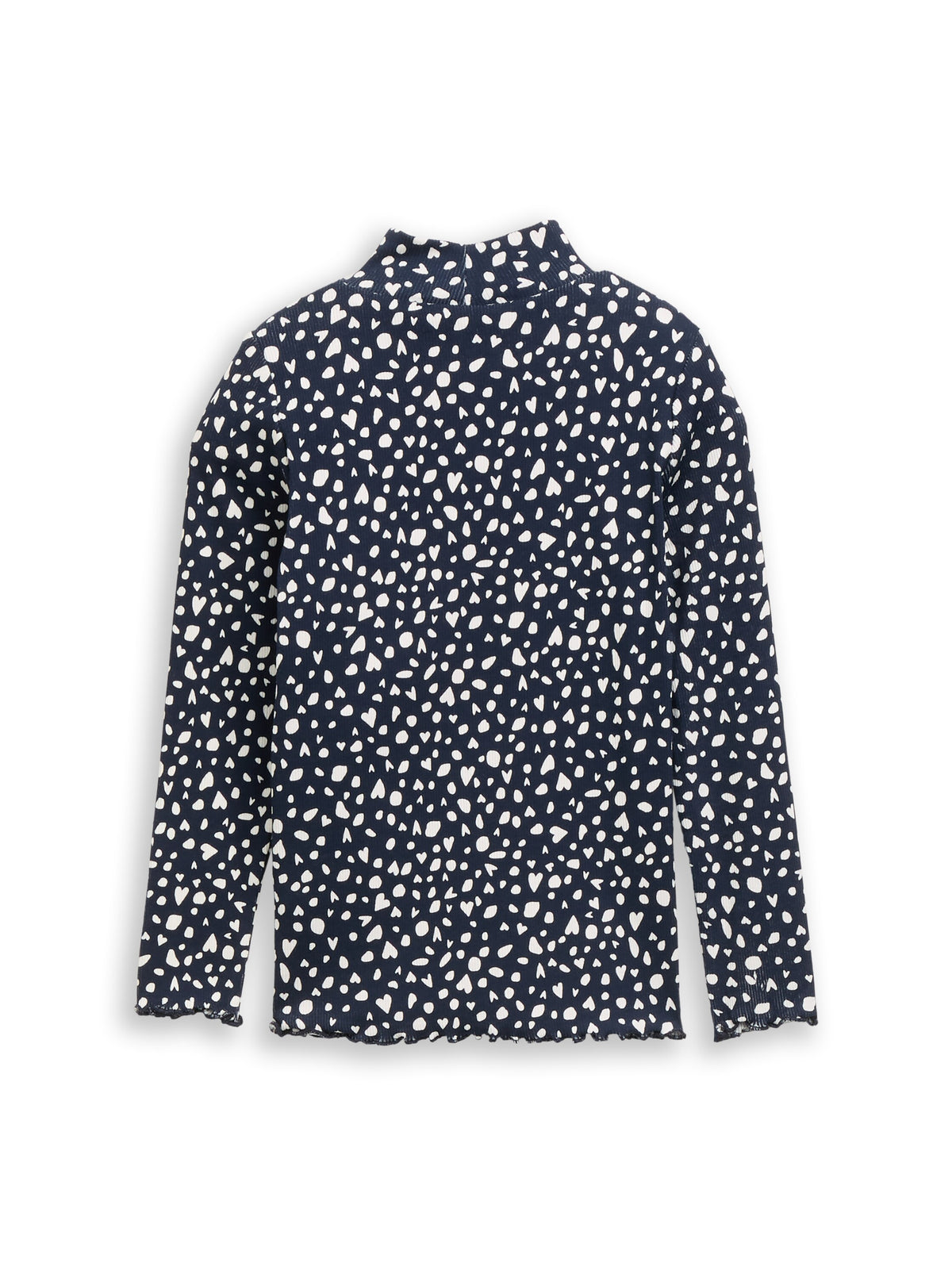 Langarmshirt mit Rippstruktur