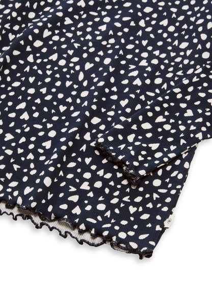 Langarmshirt mit Rippstruktur
