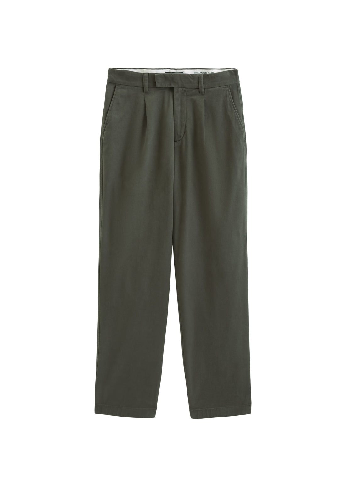 Chino Model Mossbo pleats straight
