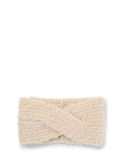 Bouclé Stirnband mit Twist-Detail