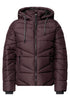 Steppjacke mit Kapuze und Zipper