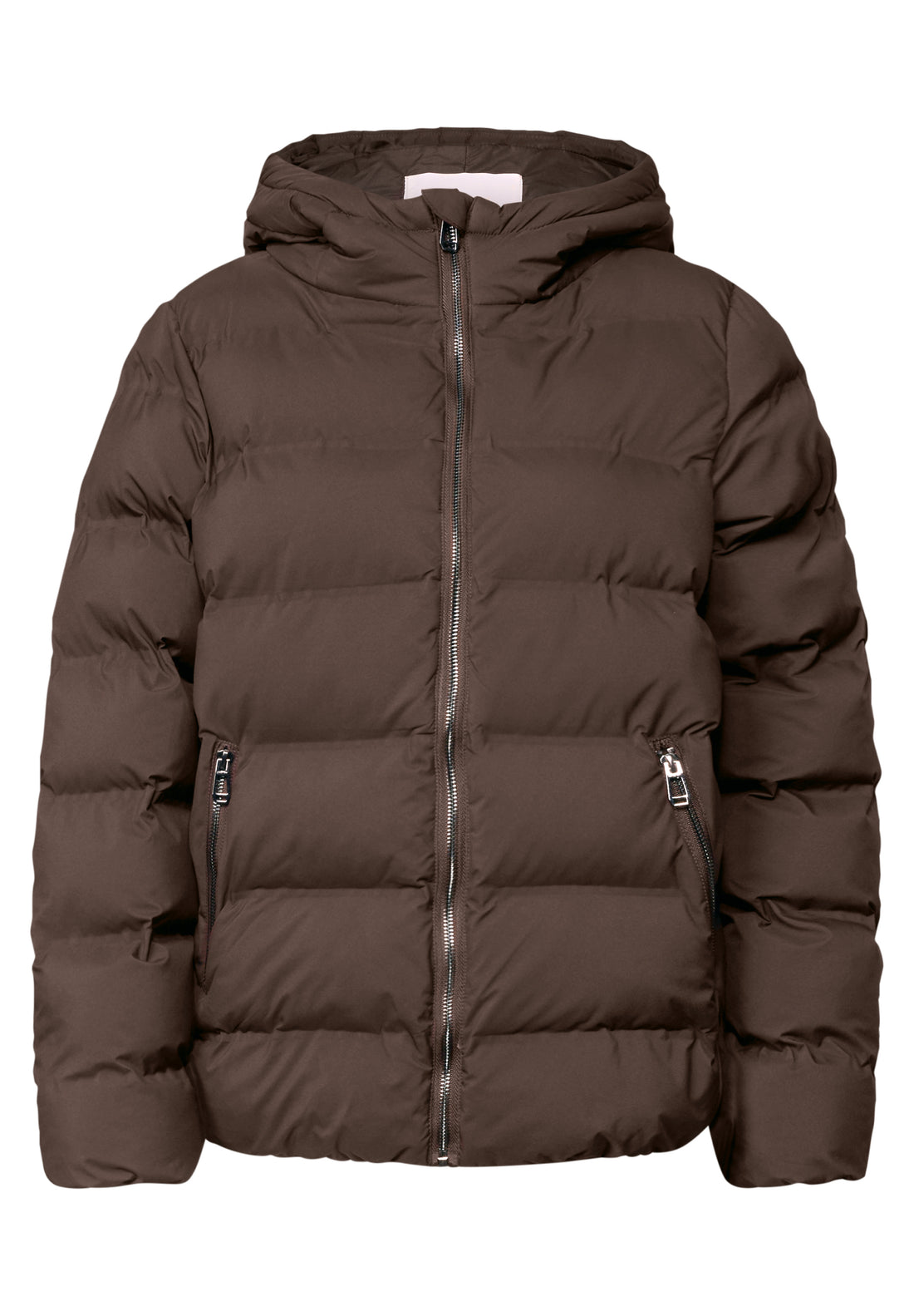 Kurze Jacke mit geklebter Steppung