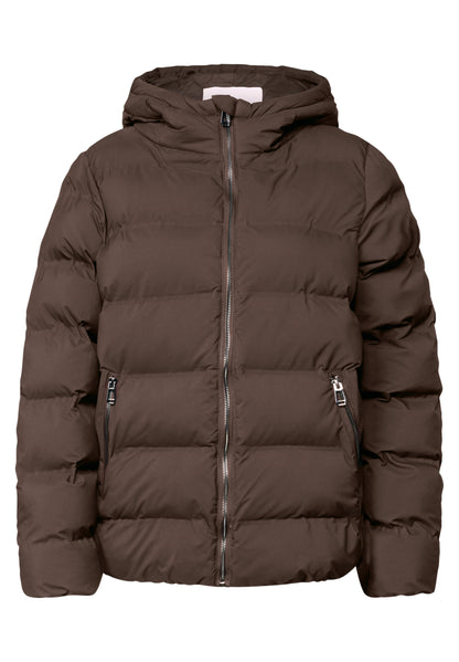 Kurze Jacke mit geklebter Steppung