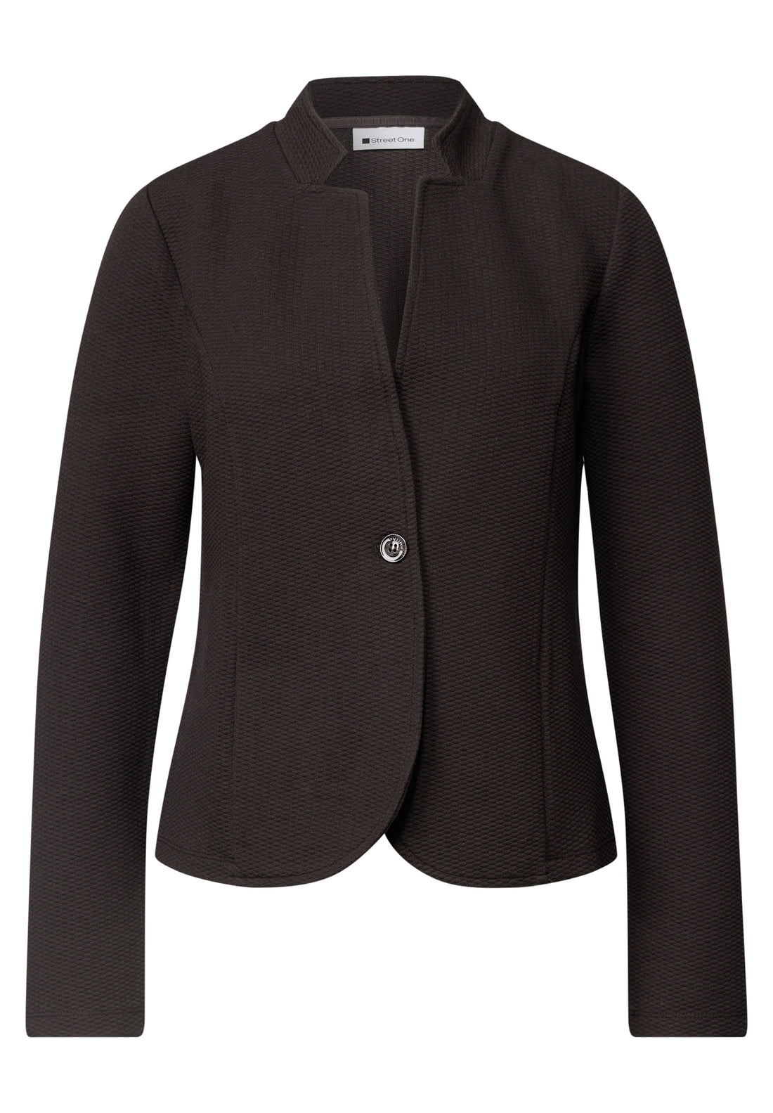 Blazer aus Jersey mit Struktur