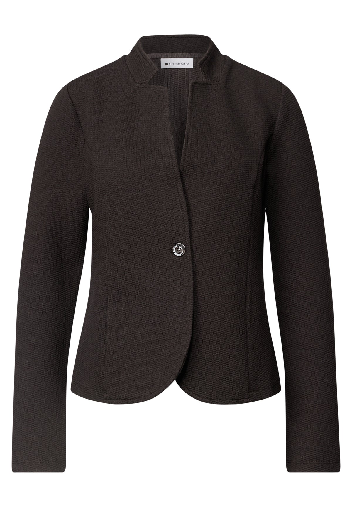 Blazer aus Jersey mit Struktur