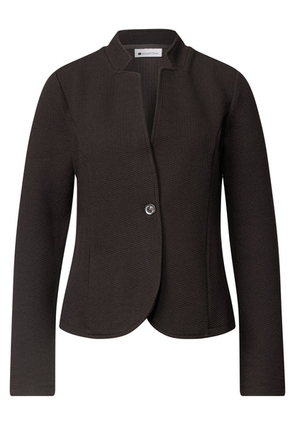 Blazer aus Jersey mit Struktur