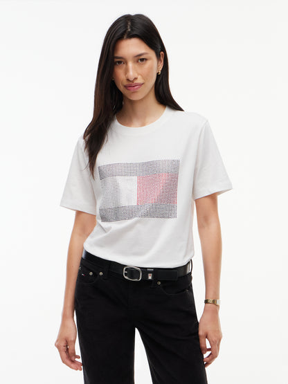 TJW RLX FLAG BLING SS TEE