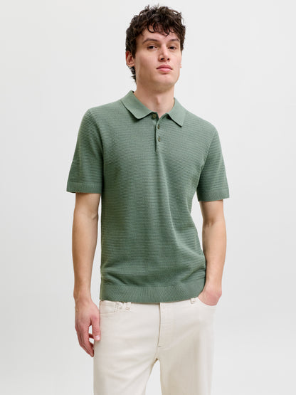 JPRBLURILEY KNIT POLO SS SN