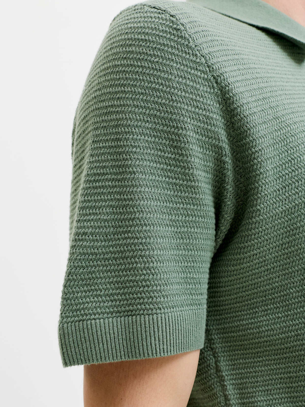 JPRBLURILEY KNIT POLO SS SN