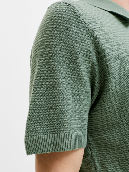 JPRBLURILEY KNIT POLO SS SN