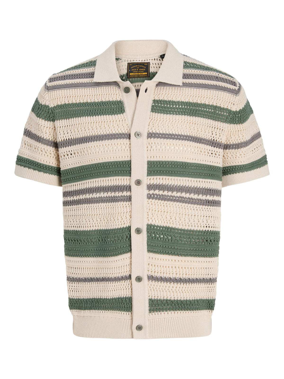 JPRBLUHAMILTON BUTTON THROUGH POLO SS
