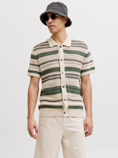 JPRBLUHAMILTON BUTTON THROUGH POLO SS