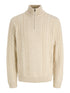 JPRBLUCALLUM CABLE KNIT HALF ZIP