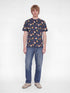 JJBELL XMAS AOP TEE SS CREW NECK