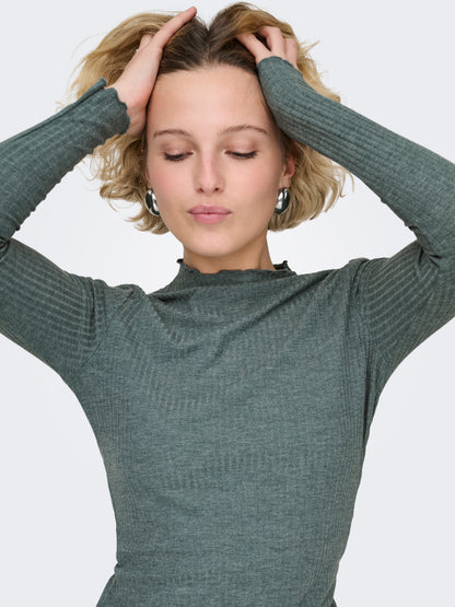ONLEMMA L/S HIGH NECK TOP NOOS JRS