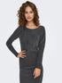 ONLQUEEN L/S GLITTER TWIST DRESS JRS