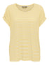 ONLMOSTER STRIPE S/S O-NECK TOP JRS NOOS