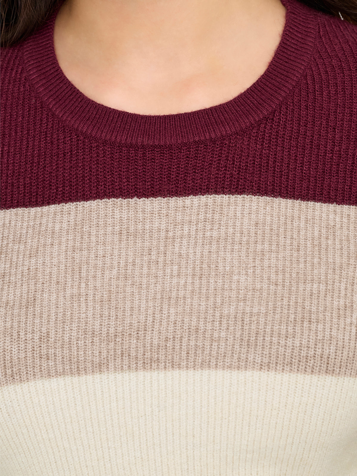 ONLATIA L/S STRIPE PULLOV KNT NOOS