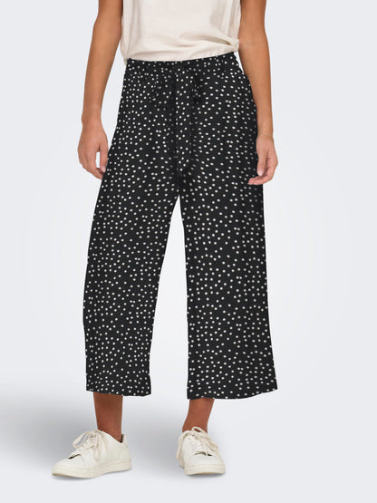 ONLNOVA LIFE VIS CROP PALAZZO PANT WVN