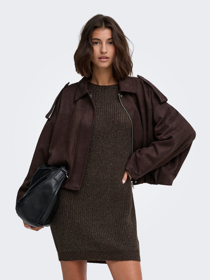 JDYWHITNEY MEGAN L/S BOAT DRESS KNT NOOS