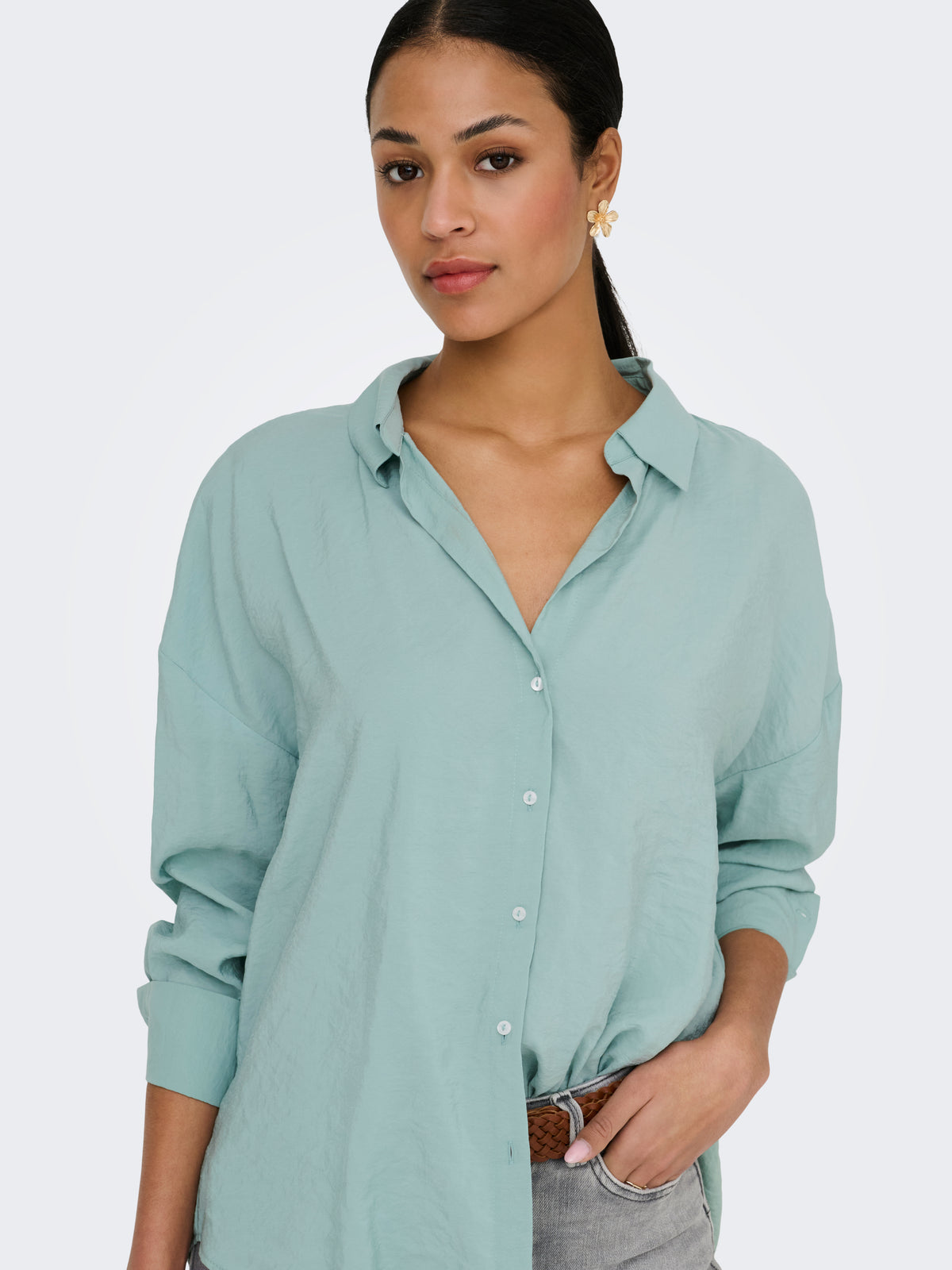 ONLZAZIMA L/S LOOSE SHIRT WVN NOOS