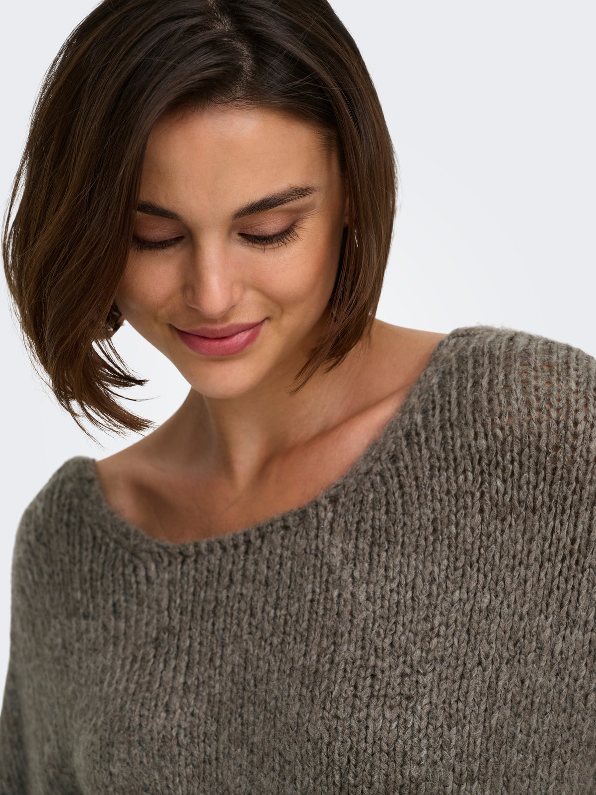 JDYDINEA L/S REVERSIBLE PULLOV. KNT NOOS
