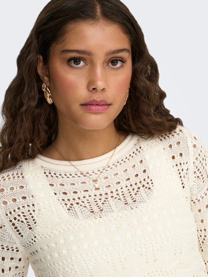 JDYSUN LAY 2/4 PULLOVER KNT NOOS