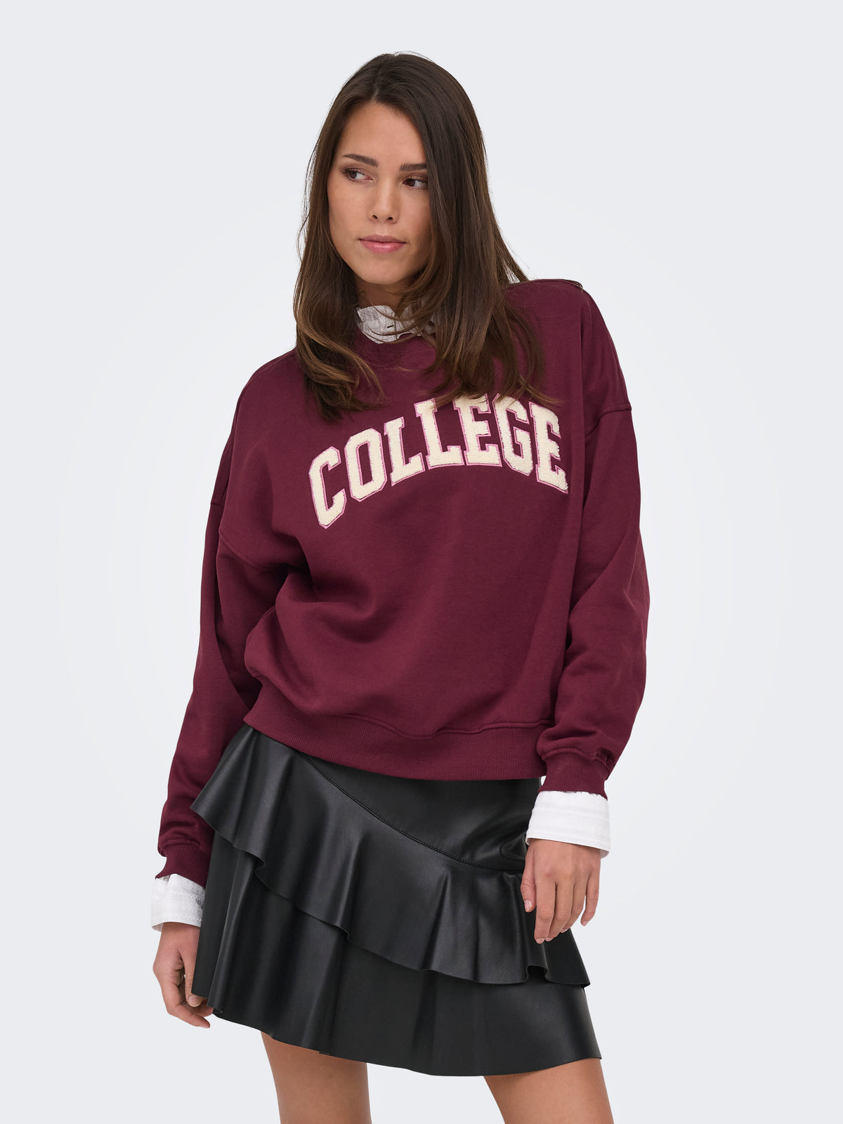 JDYMESA L/S O-NK EMB SWEAT JRS NOOS