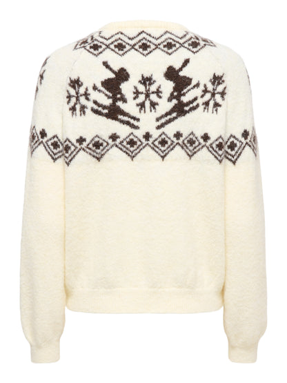 ONLXMAS ALPA LS O-NECK KNT
